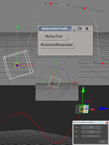 MotionTrail , Animation Manipulator & PlotCurve_from_Anim.py